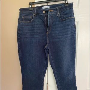 Women’s Loft High Waist Skinny Jeans.